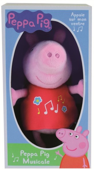 Peluche Musicale Peppa Pig - 20 cm